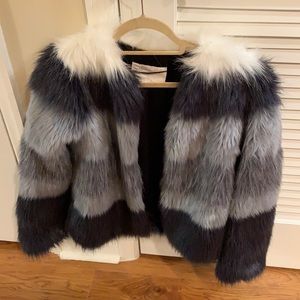 Zara fur jacket
